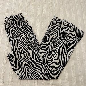 zebra pants